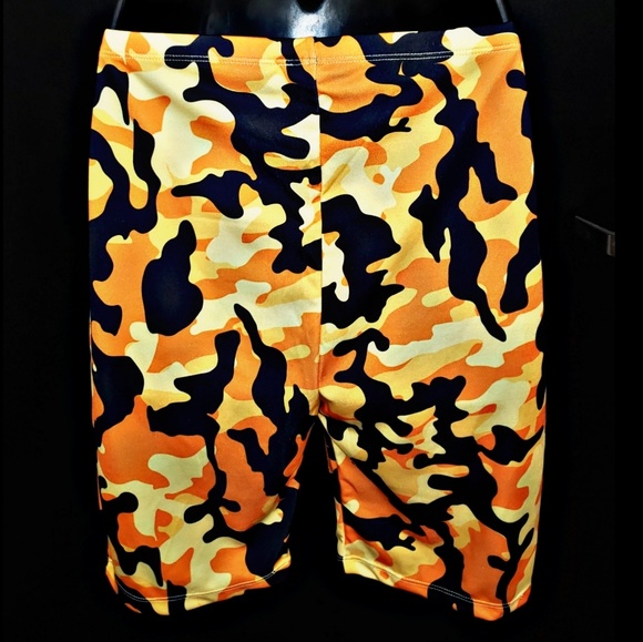 Camo Biker Tights - Picture 1 of 2